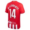 Camiseta de fútbol Atlético Madrid M. Llorente 14 Primera Equipación 23-24 - Hombre